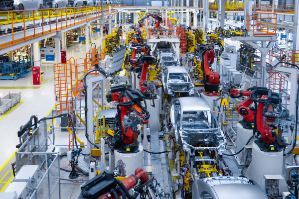 automotive manufacturing production line  